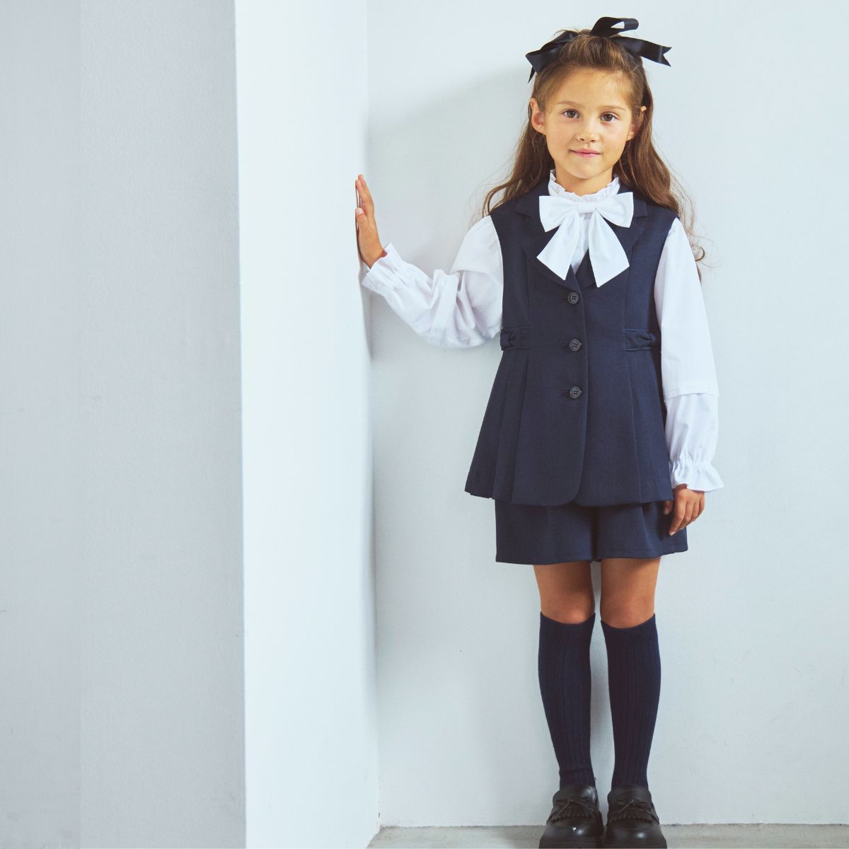 【先行予約/1月下旬入荷予定】ロングベストスーツ 110 120 130cm (8601-7306) CHOPIN/ショパン