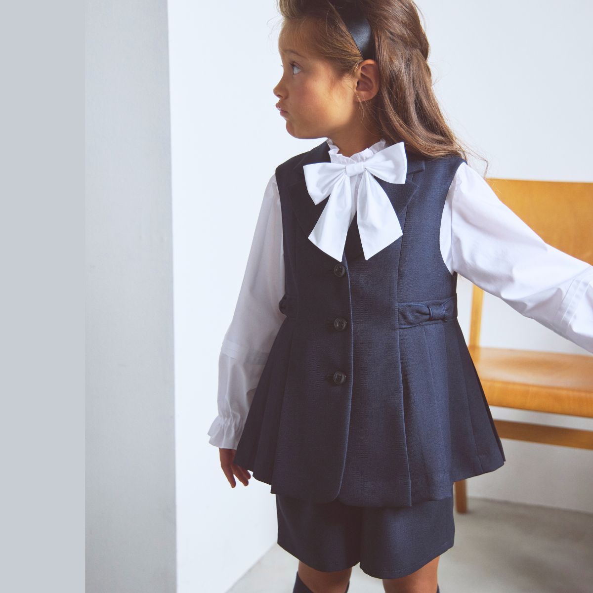 【先行予約/1月下旬入荷予定】ロングベストスーツ 110 120 130cm (8601-7306) CHOPIN/ショパン