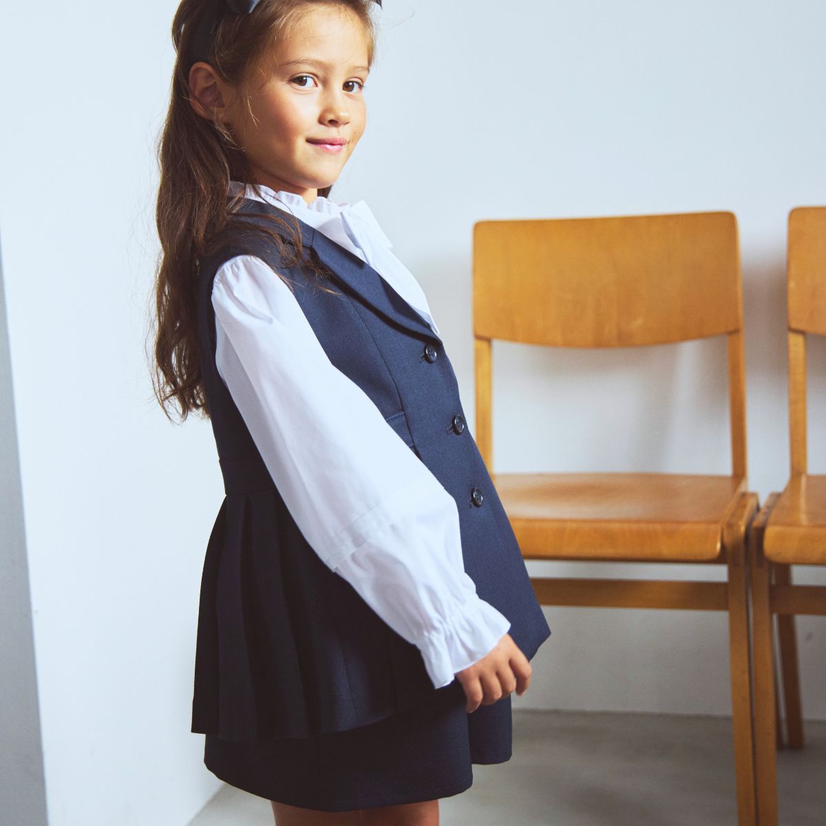 【先行予約/1月下旬入荷予定】ロングベストスーツ 110 120 130cm (8601-7306) CHOPIN/ショパン