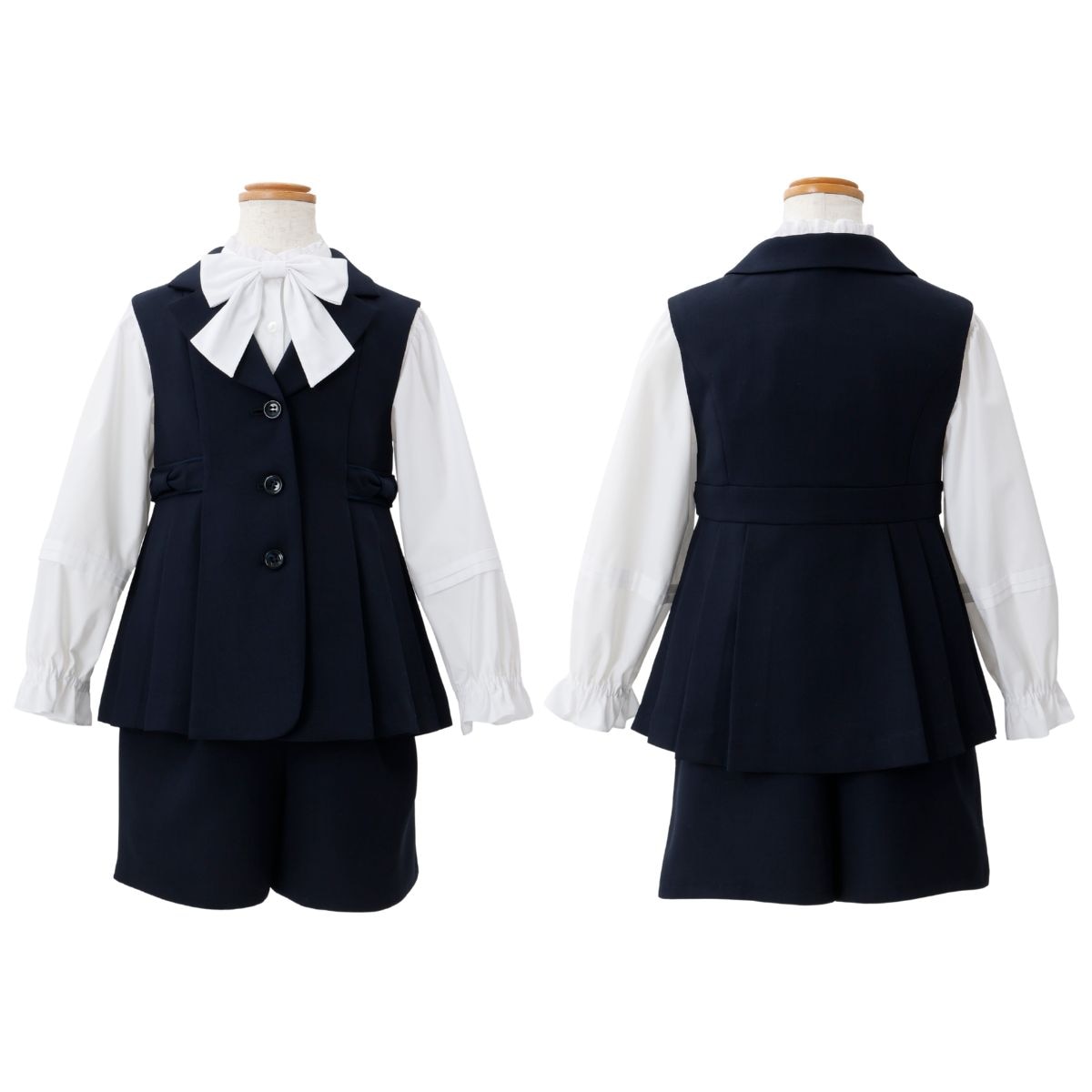 【先行予約/1月下旬入荷予定】ロングベストスーツ 110 120 130cm (8601-7306) CHOPIN/ショパン