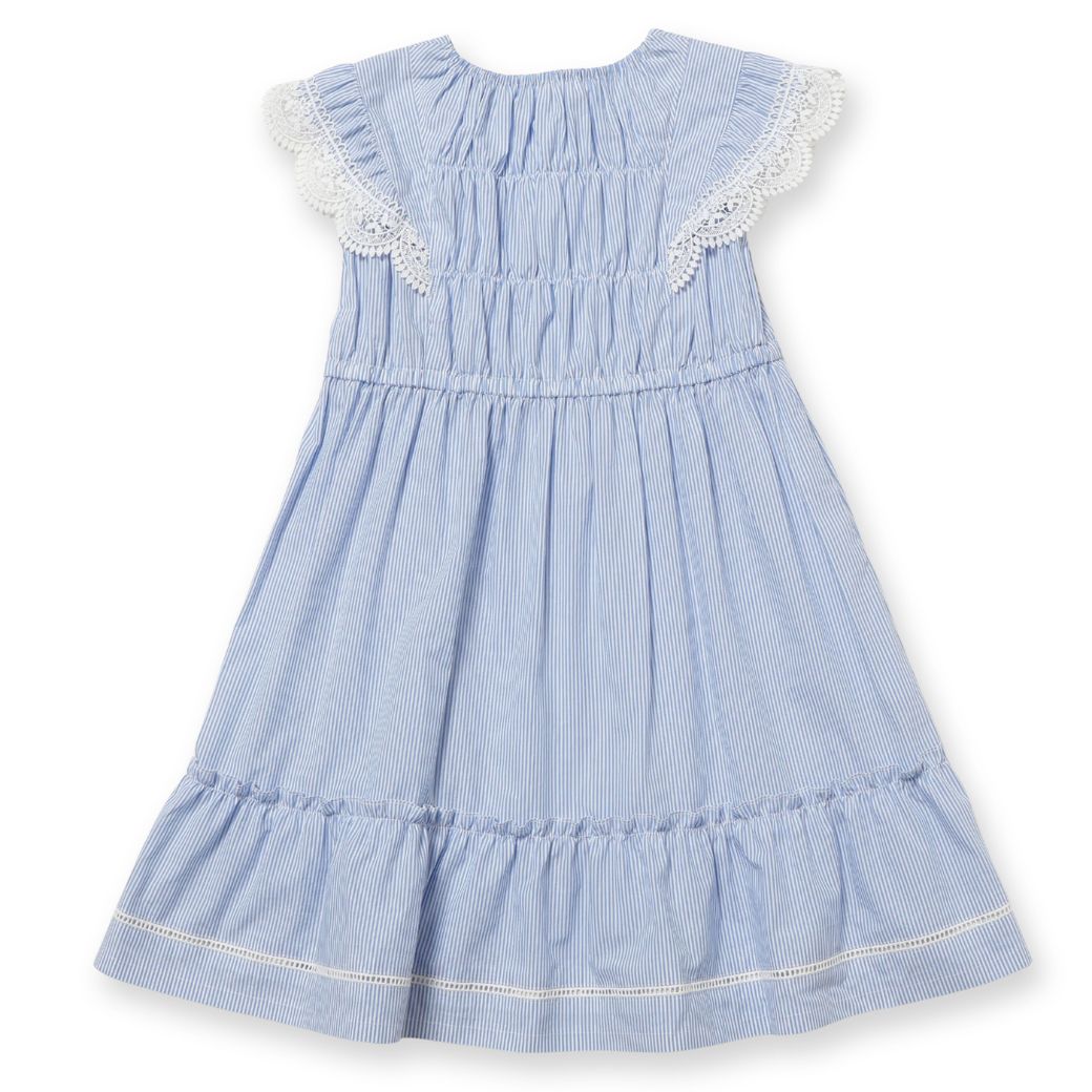 【ファイナルセール50%OFF】フリルワンピース 110 120 cm (2436-7354) CHOPINblue/ショパンブルー