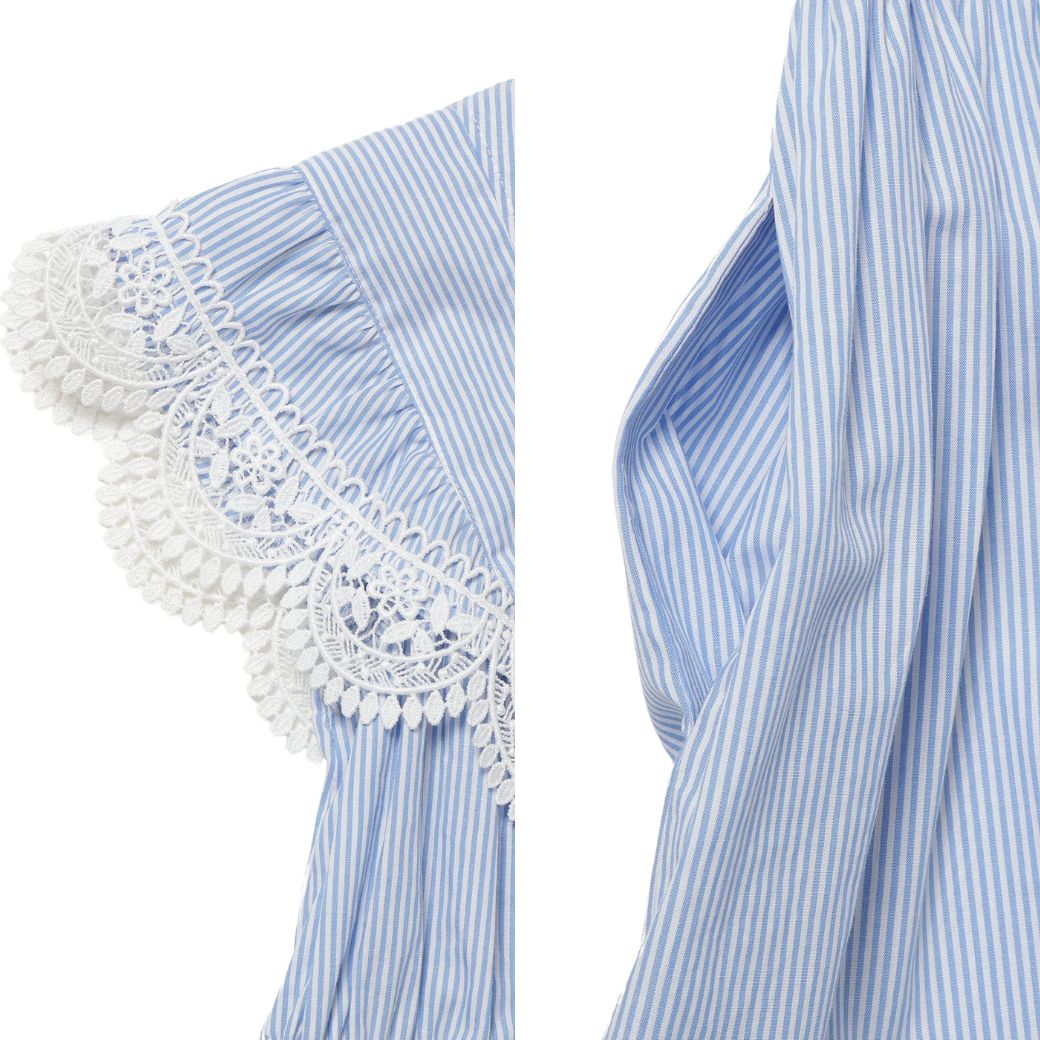 【ファイナルセール50%OFF】フリルワンピース 110 120 cm (2436-7354) CHOPINblue/ショパンブルー