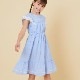 【ファイナルセール50％OFF】フリルワンピース 110 120 cm (2436-7354) CHOPINblue/ショパンブルー 
