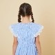 【ファイナルセール50％OFF】フリルワンピース 110 120 cm (2436-7354) CHOPINblue/ショパンブルー 