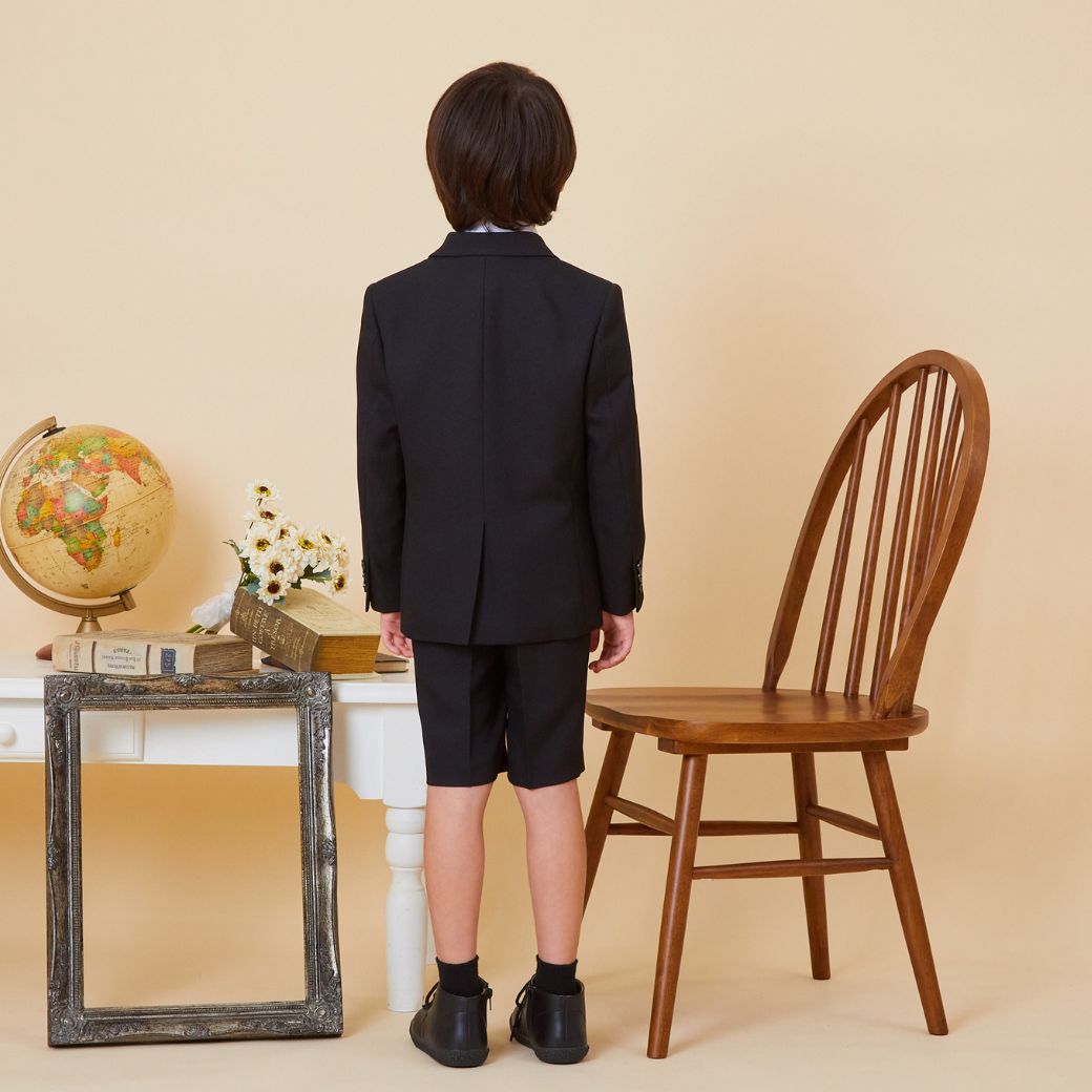 NEW【セール15%OFF】チェック柄ボウタイハーフパンツスーツセット 110 120 130cm (5401-5455) ReadyFreddy/レディ フレディ