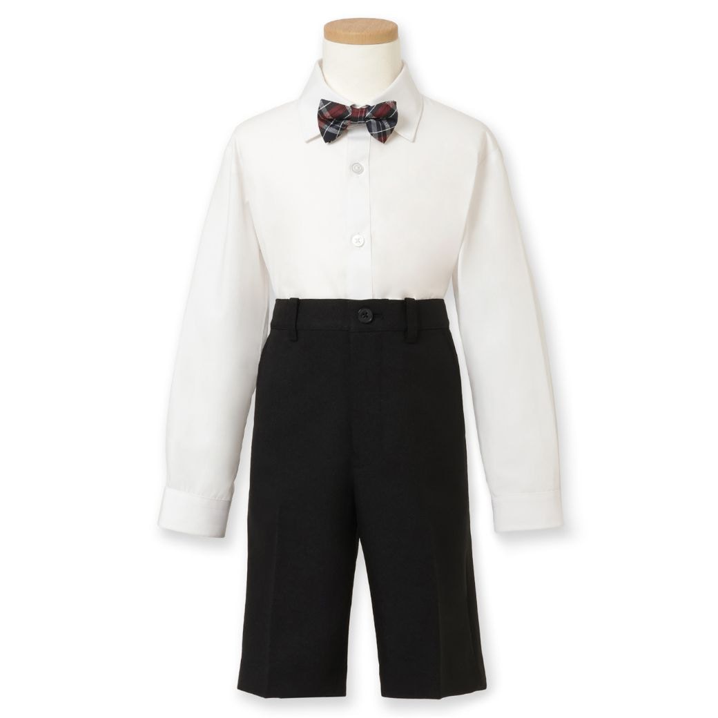 NEW【セール15%OFF】チェック柄ボウタイハーフパンツスーツセット 110 120 130cm (5401-5455) ReadyFreddy/レディ フレディ