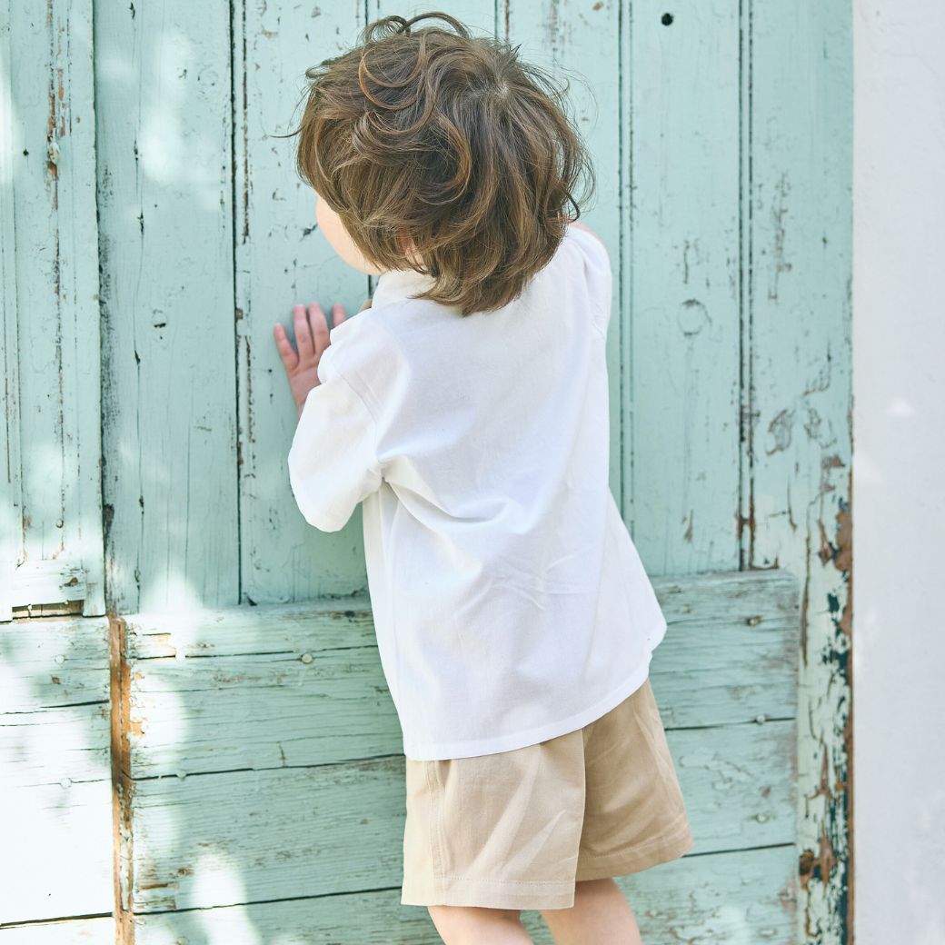 【FINALセール50%OFF】蝶ネクタイ付きシャツ&パンツ/オールコットン3点セット 90 100 110 120 130 140cm (2531-5200/2531-5400) utremi/ユトレミ 男の子