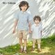 【SUMMERセール20％OFF】蝶ネクタイ付きシャツ＆パンツ/オールコットン3点セット 90 100 110 120 130 140cm (2531-5200/2531-5400) utremi/ユトレミ 男の子