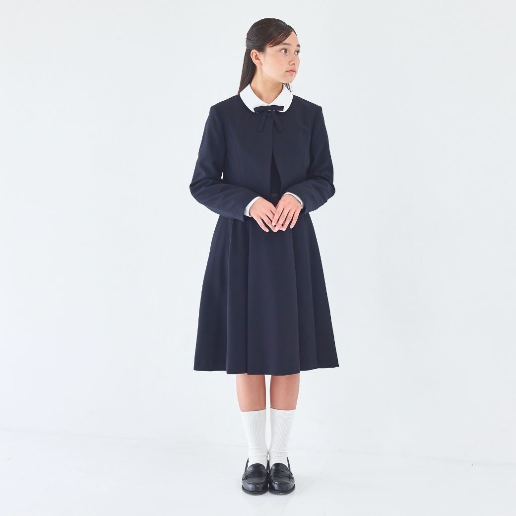 【ジュニア】ジャンパースカートスーツセット 140 150 160 170cm 160B (2371-2505) CHOPINblue/ショパン ブルー