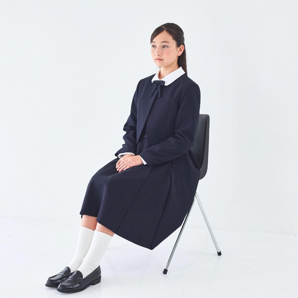 【ジュニア】ジャンパースカートスーツセット 140 150 160 170cm 160B (2371-2505) CHOPINblue/ショパン ブルー