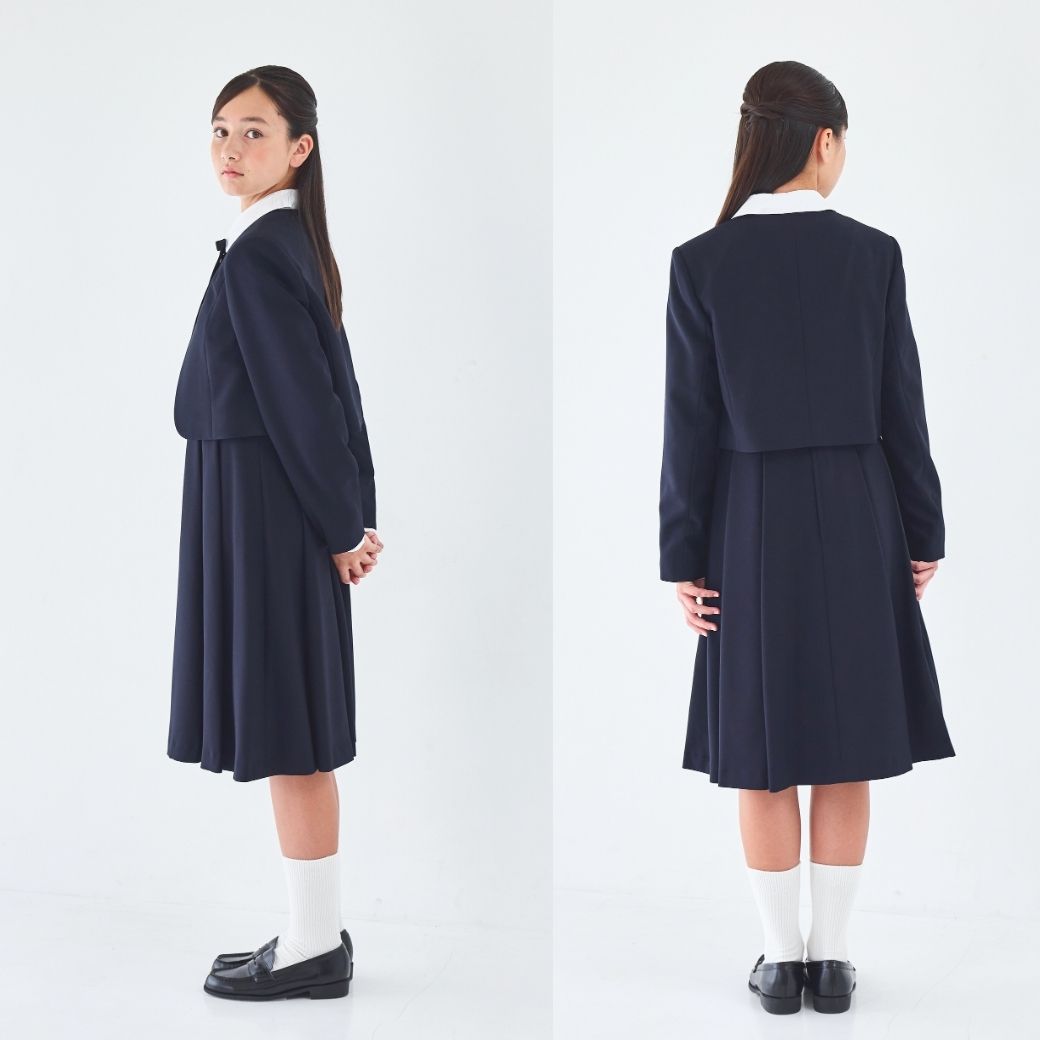 【ジュニア】ジャンパースカートスーツセット 140 150 160 170cm 160B (2371-2505) CHOPINblue/ショパン ブルー