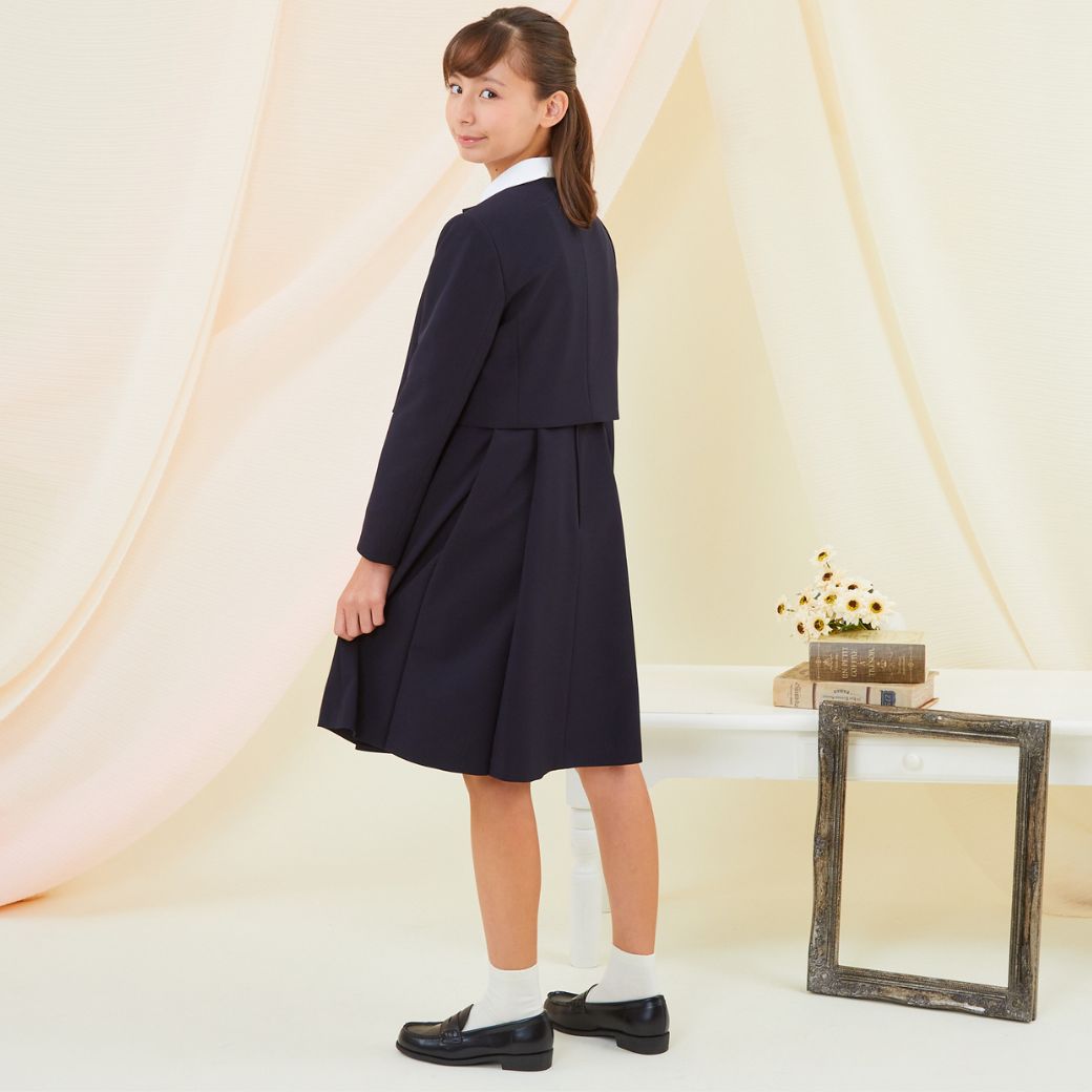 【ジュニア】ジャンパースカートスーツセット 140 150 160 170cm (2371-2505) CHOPINblue/ショパン ブルー