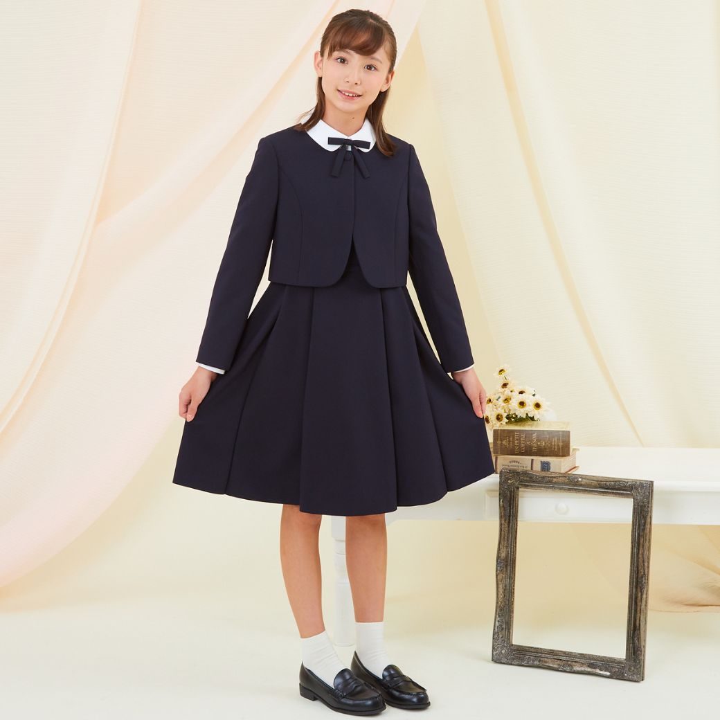 【ジュニア】ジャンパースカートスーツセット 140 150 160 170cm (2371-2505) CHOPINblue/ショパン ブルー