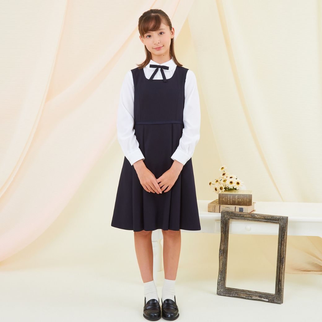 【ジュニア】ジャンパースカートスーツセット 140 150 160 170cm (2371-2505) CHOPINblue/ショパン ブルー