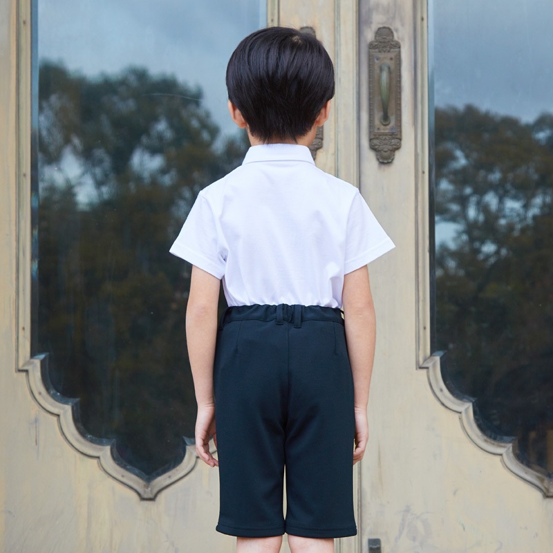 シルケット天竺半袖シャツ 90 100 110 120 130cm(8293-5400)