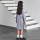 ピンストライプラインアクセントワンピース 150 160 165cm (8476-2500) CHOPIN/ショパン