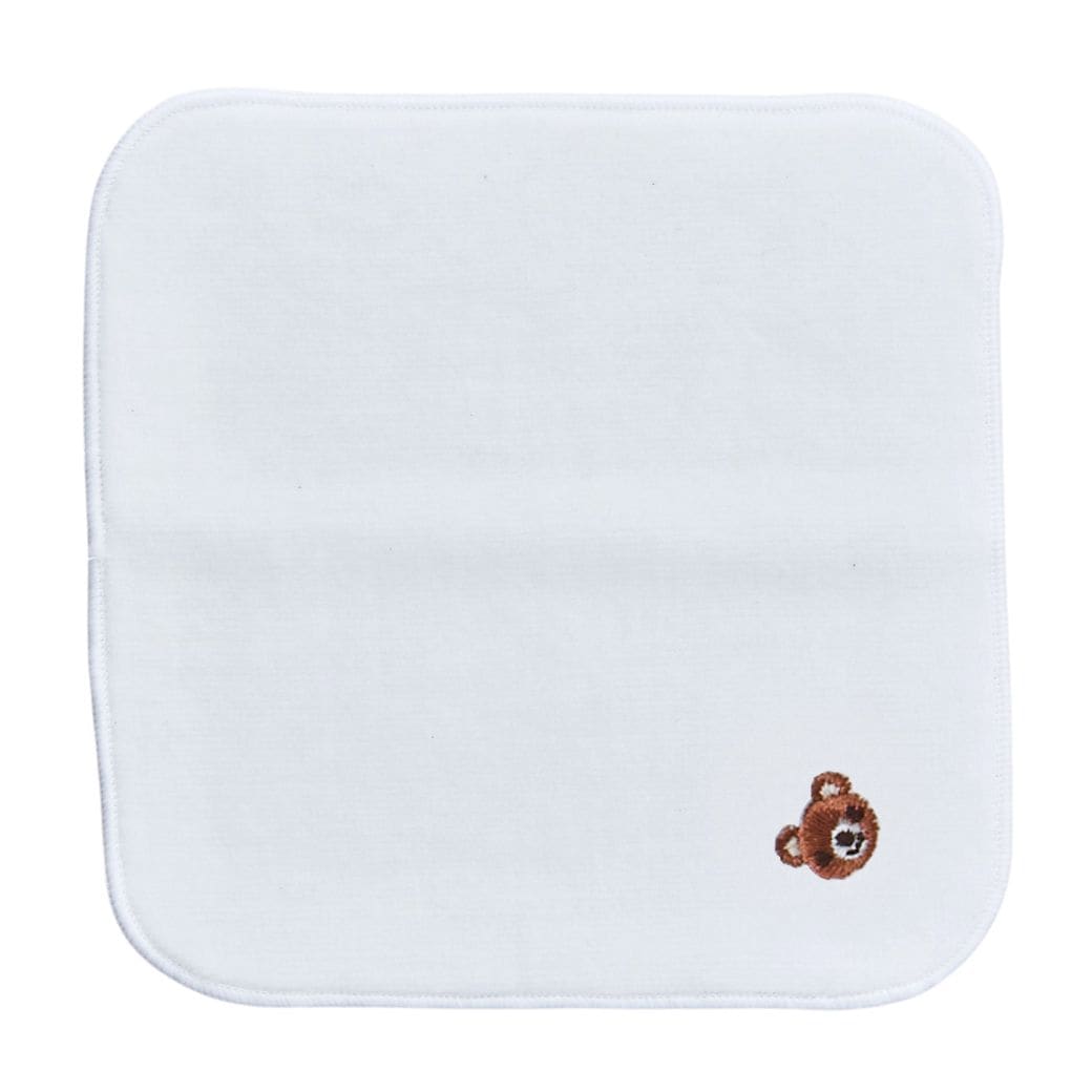 今治タオル ワンポイント刺繍入りミニハンカチタオル (8790-0005-one)