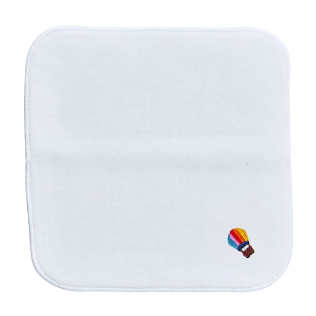 今治タオル ワンポイント刺繍入りミニハンカチタオル (8790-0005-one)