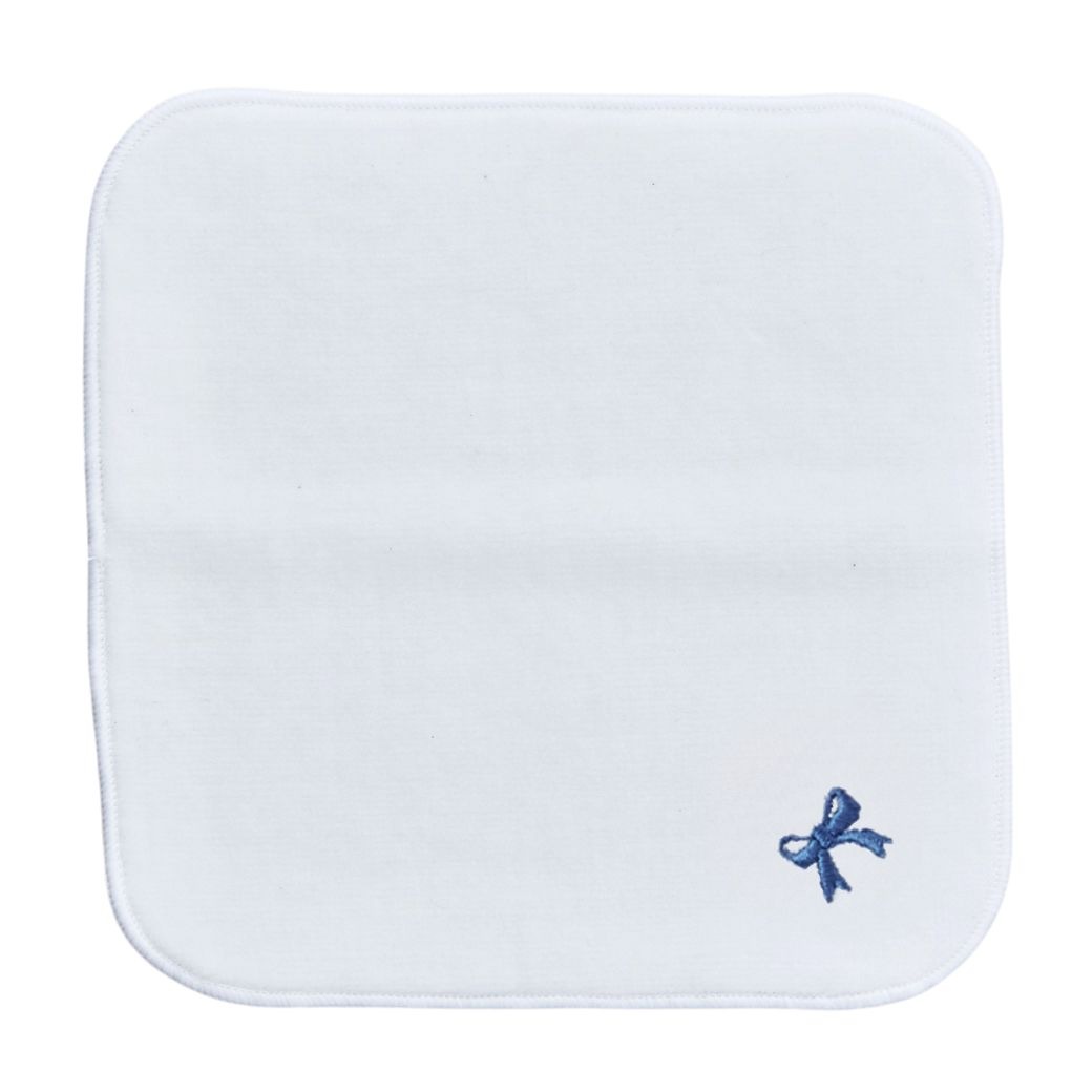 今治タオル ワンポイント刺繍入りミニハンカチタオル (8790-0005-one)