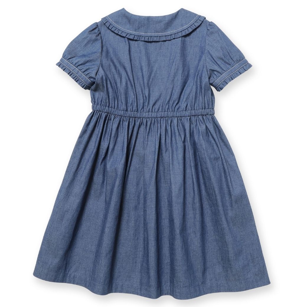 【TIMEセール55%OFF】ライトウェイトデニムワンピース 110 120 130 140cm (2436-7351) CHOPINblue/ショパンブルー