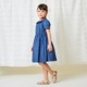 【TIMEセール55％OFF】ライトウェイトデニムワンピース 110 120 130 140cm (2436-7351) CHOPINblue/ショパンブルー