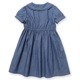 【TIMEセール55％OFF】ライトウェイトデニムワンピース 110 120 130 140cm (2436-7351) CHOPINblue/ショパンブルー