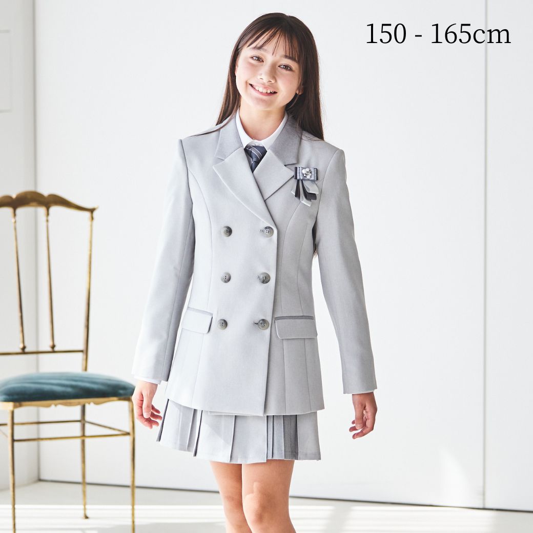 グラデーションWジャケットスーツ 150 160 165cm (8471-2501) CHOPIN/ショパン 【PREMIUMライン】