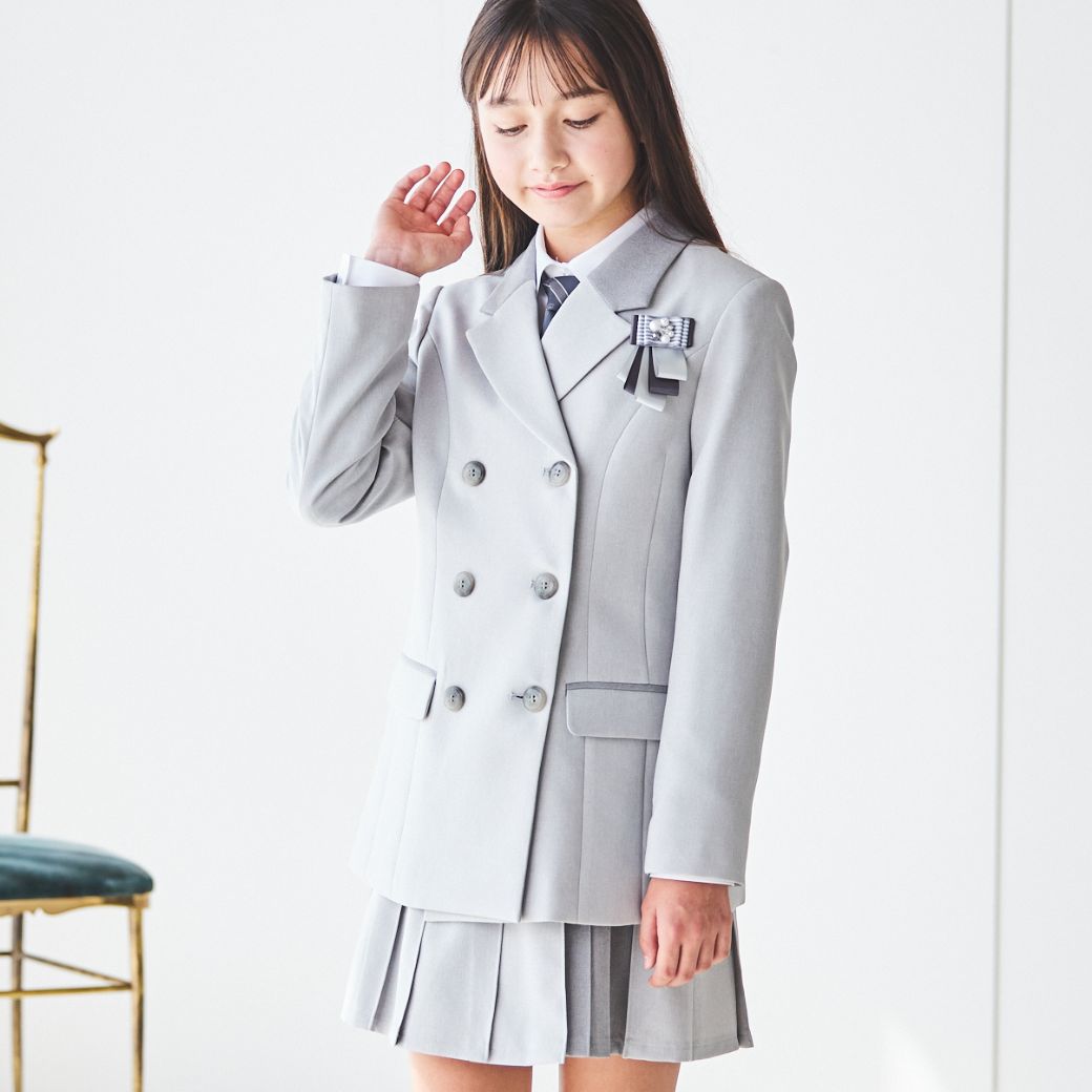 グラデーションWジャケットスーツ 150 160 165cm (8471-2501) CHOPIN/ショパン 【PREMIUMライン】