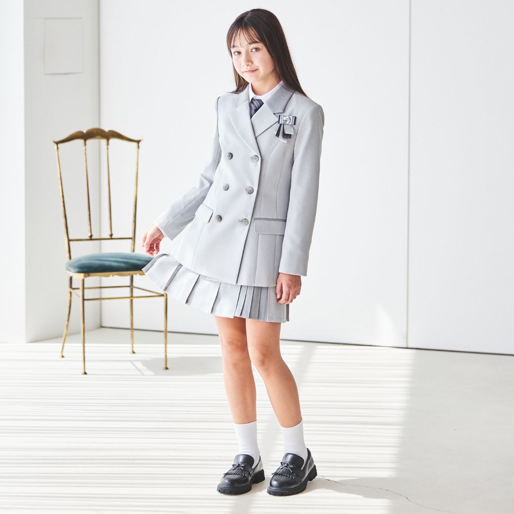 グラデーションWジャケットスーツ 150 160 165cm (8471-2501) CHOPIN/ショパン 【PREMIUMライン】