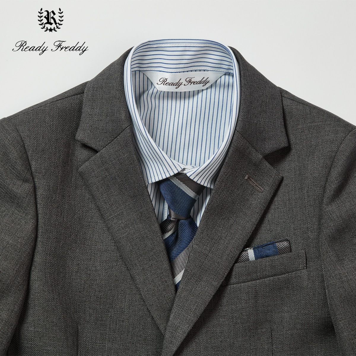 【セール40%OFF】【WEB限定】レジメンタルタイベーシックスーツセット 110 120 130cm 120B 130Bcm(5901-5405-5406) Ready Freddy/レディフレディ