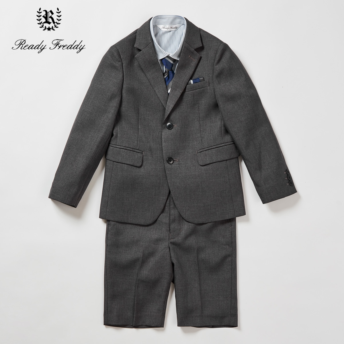 【セール40%OFF】【WEB限定】レジメンタルタイベーシックスーツセット 110 120 130cm 120B 130Bcm(5901-5405-5406) Ready Freddy/レディフレディ