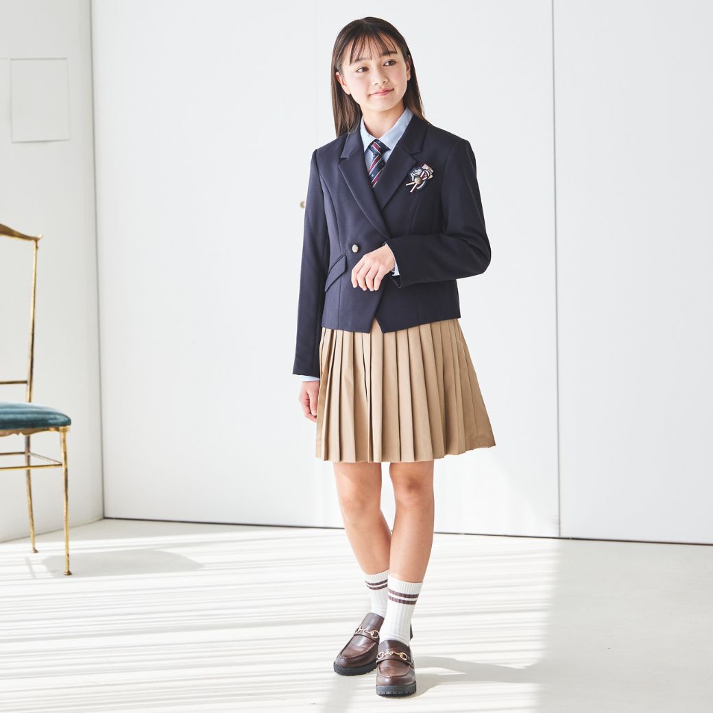 ネイビーショートブレザースーツ 150 160 165cm (8471-2502) CHOPIN/ショパン 【PREMIUMライン】