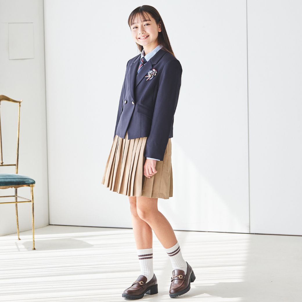 ネイビーショートブレザースーツ 150 160 165cm (8471-2502) CHOPIN/ショパン 【PREMIUMライン】
