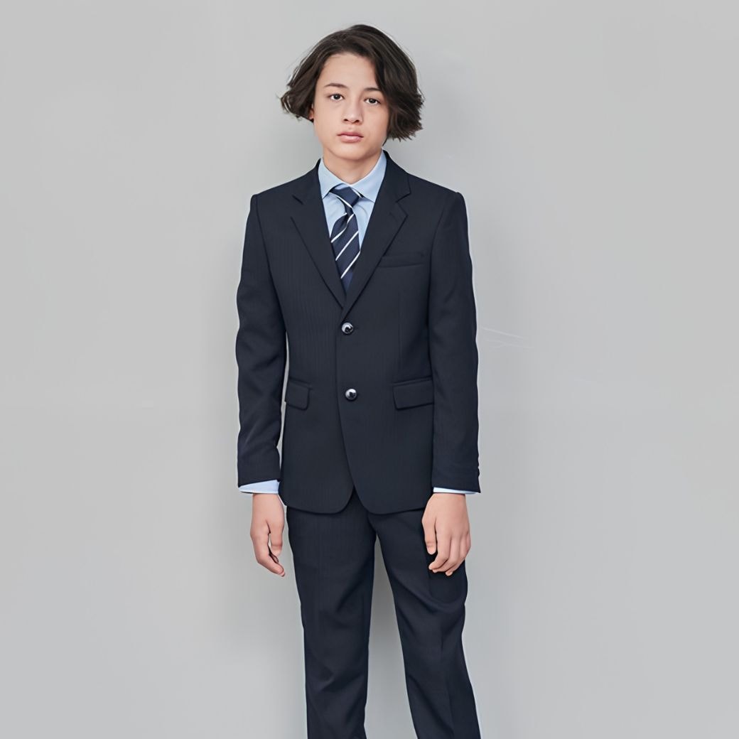 WEB限定【ナチュラルストレッチ対応】ベーシックスーツセット150 160