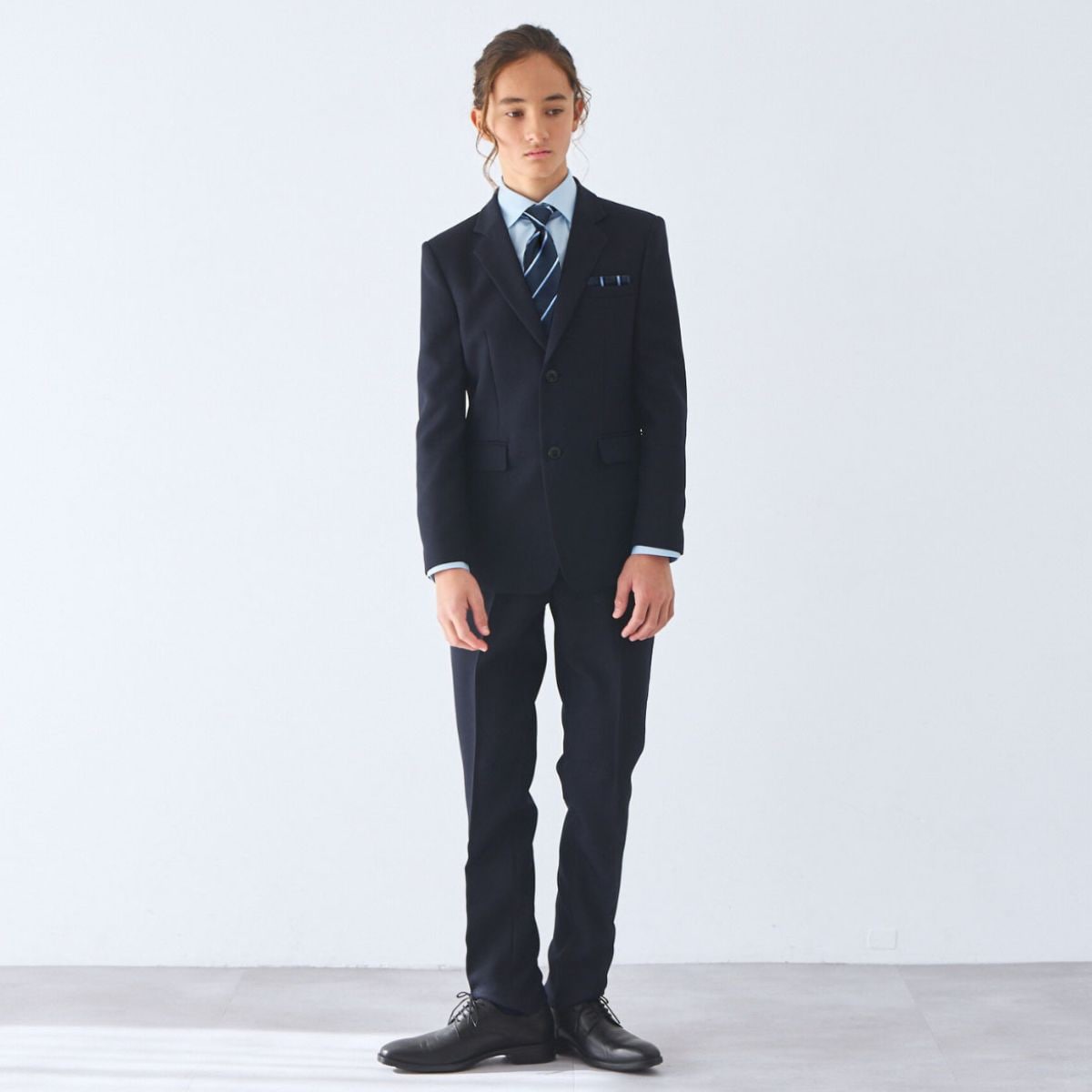 WEB限定【ストレッチ対応】ベーシックスーツセット150 160 170cm (5901