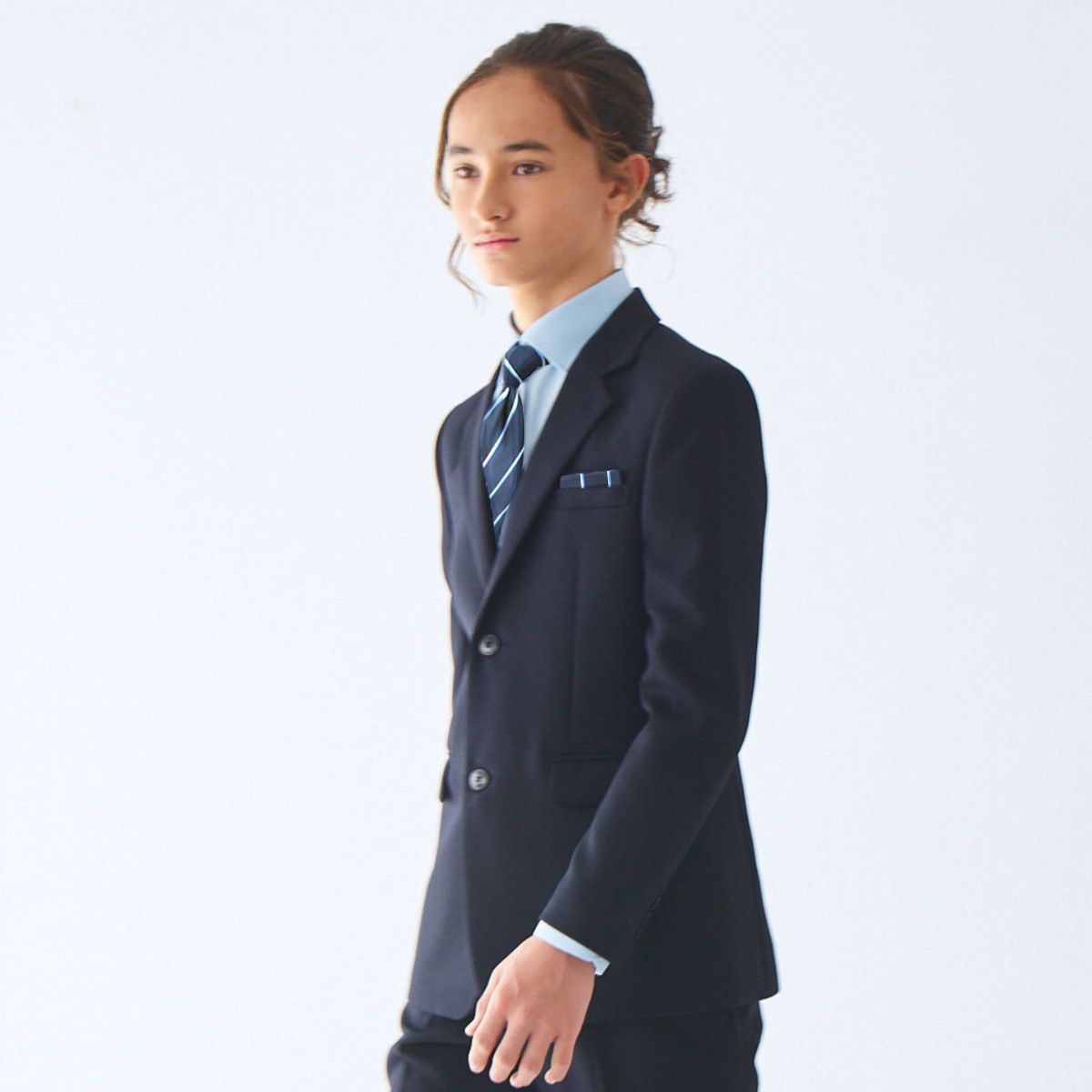 WEB限定【ストレッチ対応】ベーシックスーツセット150 160 170cm (5901