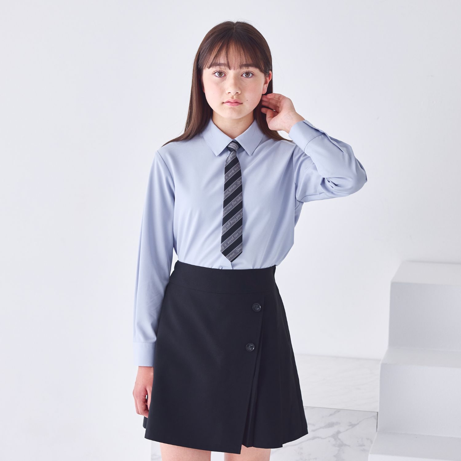 【ジュニア】ショートジャケットラップキュロットスーツ 150 160 165cm (9601-2550) SPICECANDY/スパイスキャンディー