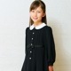 NEW【セール20％OFF】白襟タックワンピース 115 120 130cm（8306-8307）