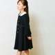 NEW【セール20％OFF】白襟タックワンピース 115 120 130cm（8306-8307）