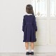 NEW【セール20％OFF】白襟タックワンピース 115 120 130cm（8306-8307）