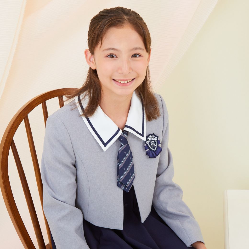 【セール40%OFF】ネクタイ付ビッグカラーアンサンブル 150 160 165cm (8371-2501) CHOPIN/ショパン