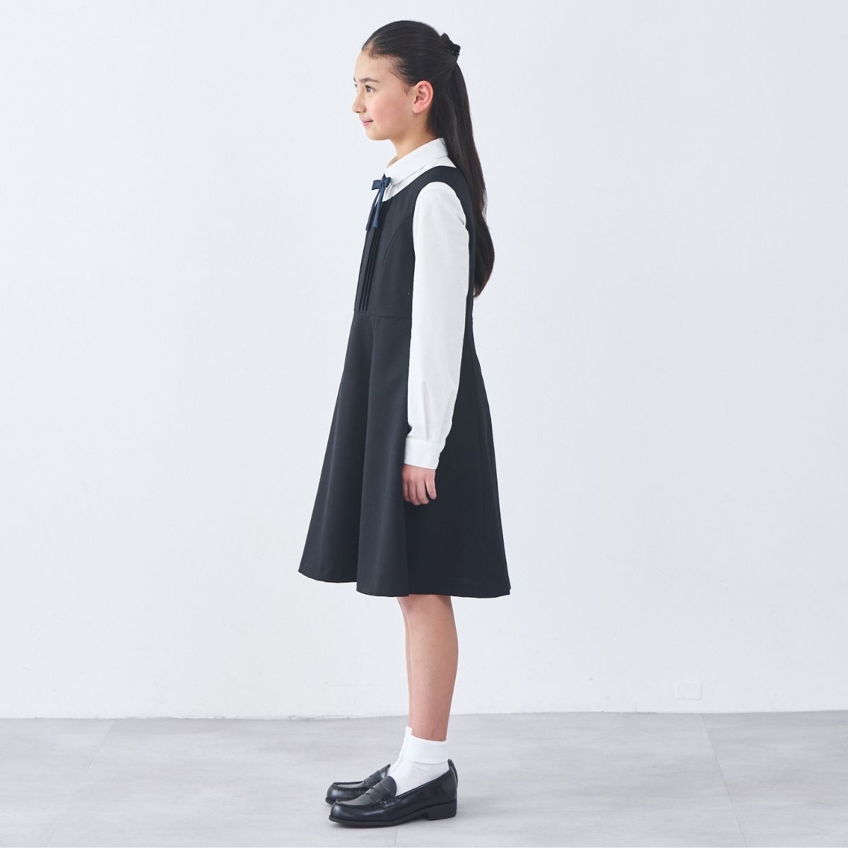 ティーンサイズ追加】フォーマル ピンタックジャンパースカート 140
