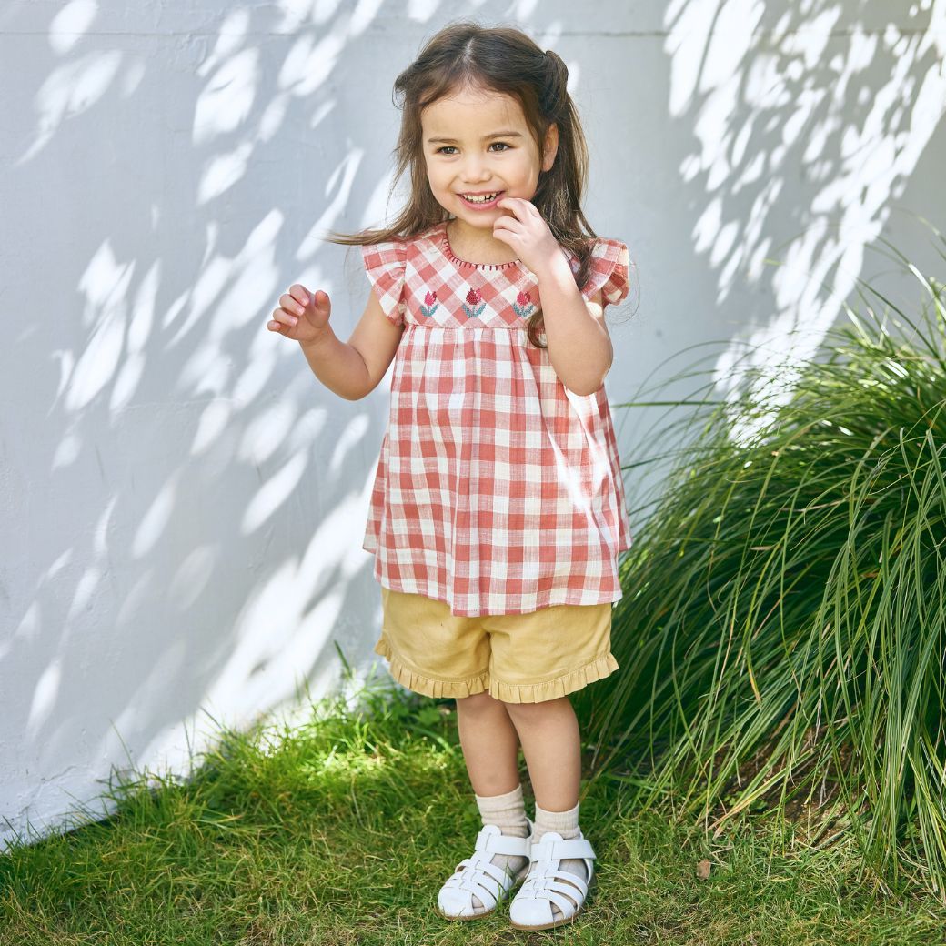 【クリスマスセール20%OFF】コットンフリルショートパンツ 90 100 110 120 130 140cm (2535-7111/2535-7330) utremi/ユトレミ