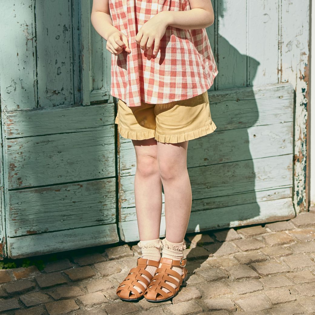 【クリスマスセール20%OFF】コットンフリルショートパンツ 90 100 110 120 130 140cm (2535-7111/2535-7330) utremi/ユトレミ