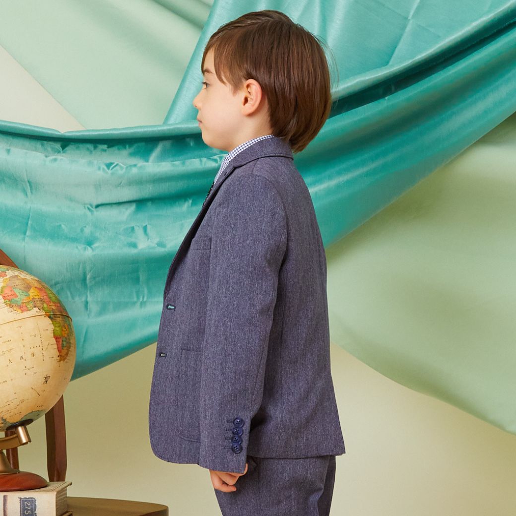 <セール30%OFF>【セットアップ可能】デニムライクジャケット 110 120 130cm (2372-5457 ) CHOPINblue/ショパン ブルー