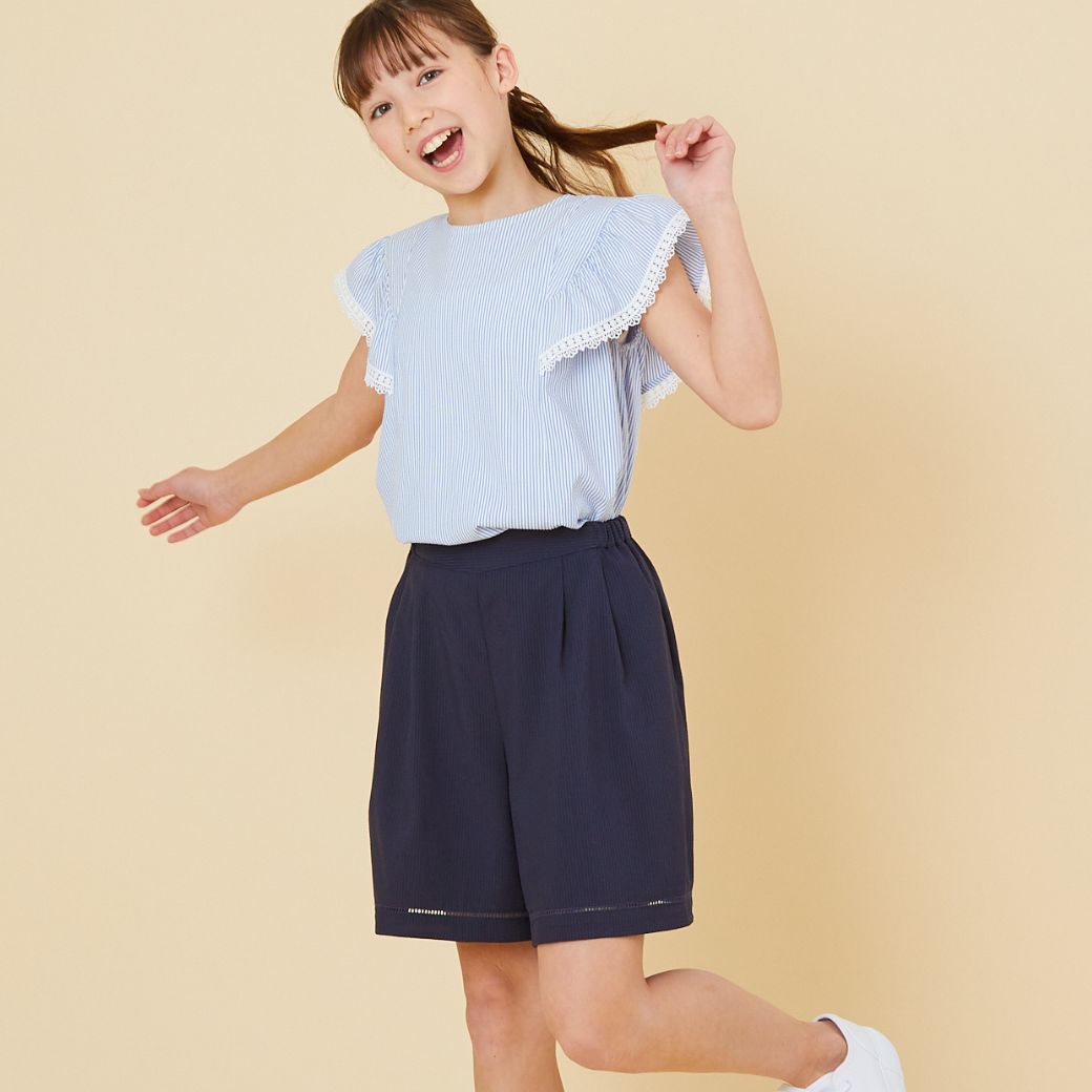 【ファイナルセール50%OFF】COOLMAXキュロット 150cm (2435-7560) CHOPINblue/ショパンブルー