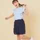 【ファイナルセール50%OFF】COOLMAXキュロット 150cm (2435-7560) CHOPINblue/ショパンブルー