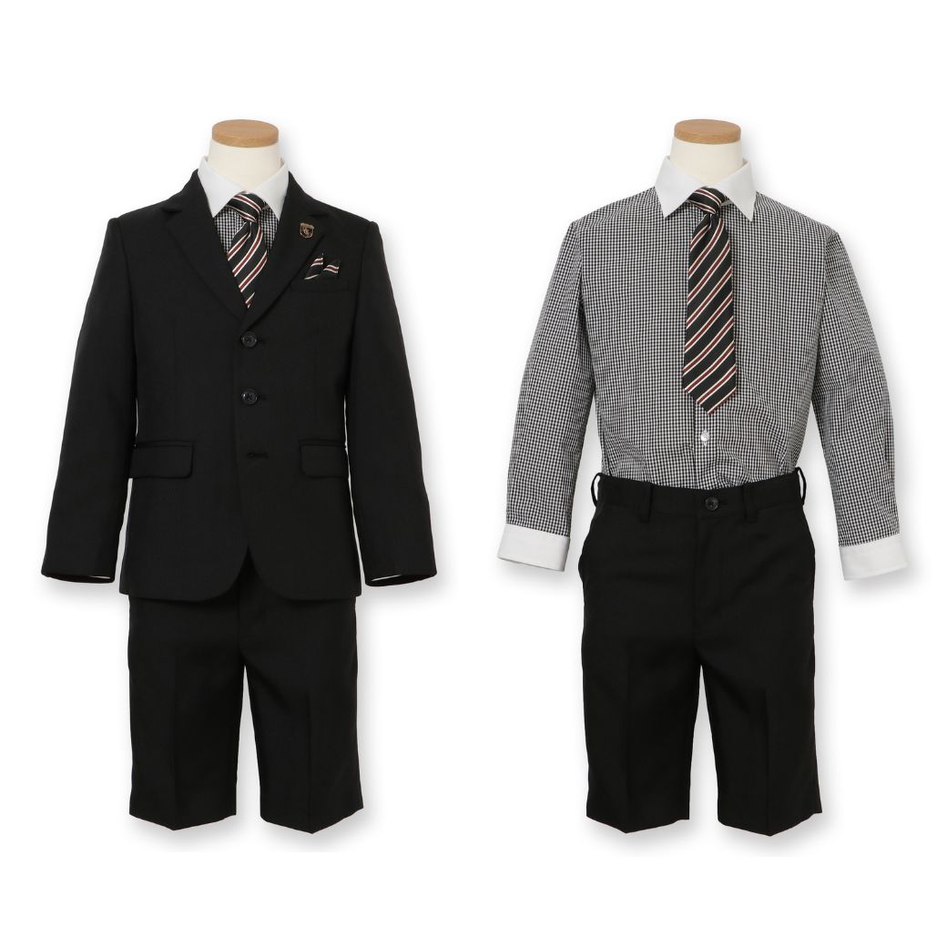 3つボタンクレリックシャツスーツ 110 120 130cm (8301-5401)