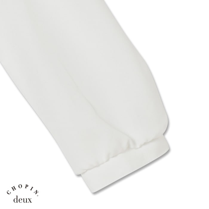 お花リボン付長袖ブラウス 100 110 120 130cm (1773-2300) CHOPIN deux/ショパン ドゥ