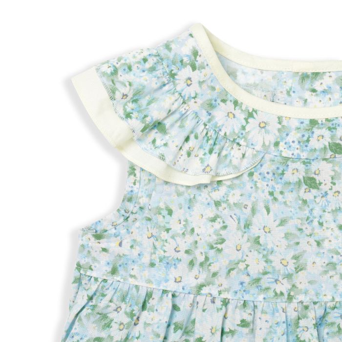 【セール50%OFF】ボタニカルフラワーチュニック×カラーブルマー上下セット 80 90cm (8331-7104) CHOPIN/ショパン